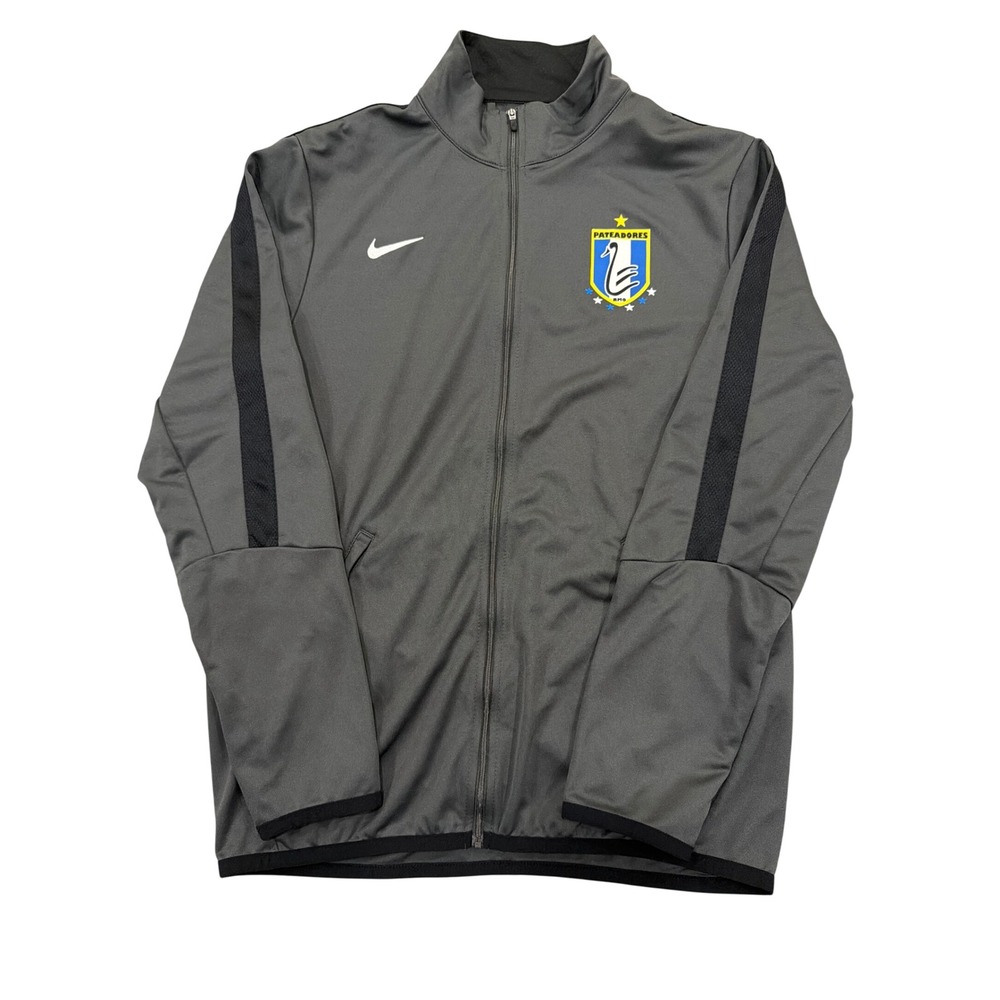 Nike Mens Pateadores RMO Soccer Track Jacket Grey Full Zip 835571-062 Medium